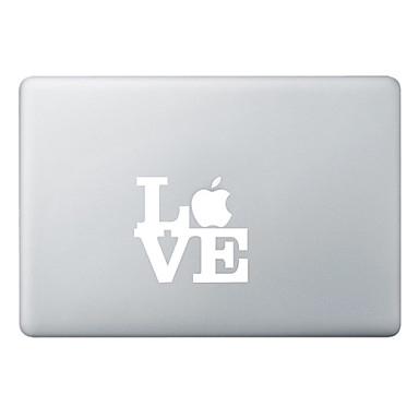 adesivo con la scritta Love per MacBook